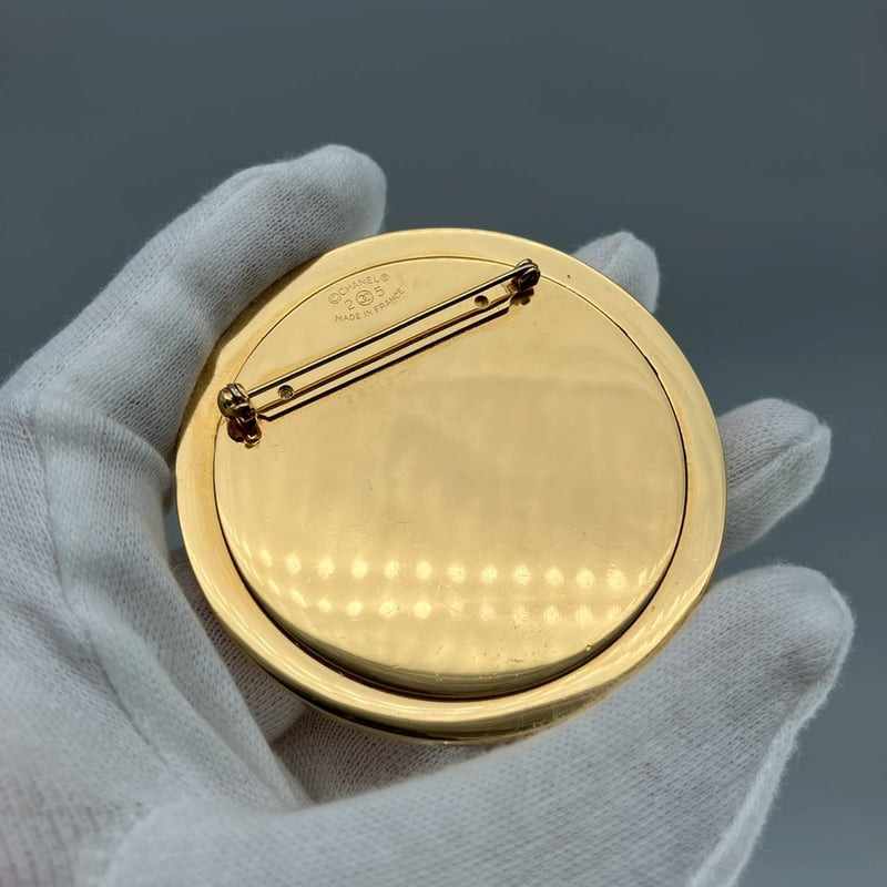 【シャネル】ブローチ ココマーク ミラー 93P 1272 ヴィンテージ シャネル】ブローチ ココマーク ミラー 93P 1272 ヴィンテージ