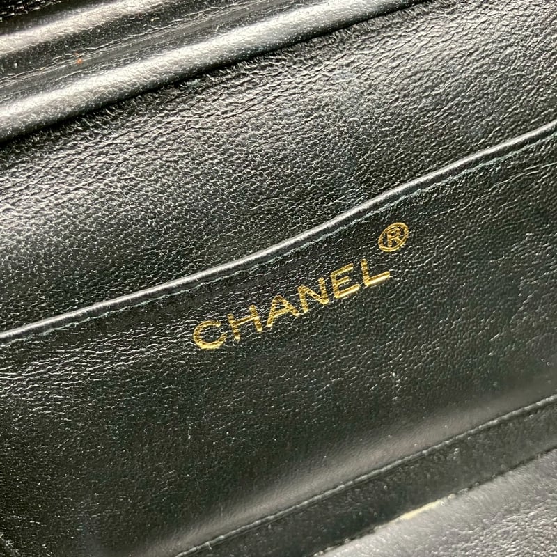 CHANEL (シャネル) ヴィンテージ べっ甲 ココマーク ラムスキン
