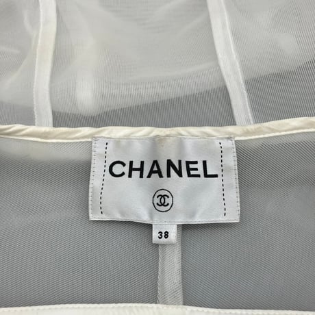 CHANEL (シャネル) ファレル ウィリアムス ビッグロゴ メッシュ ブルゾン ジャケット
