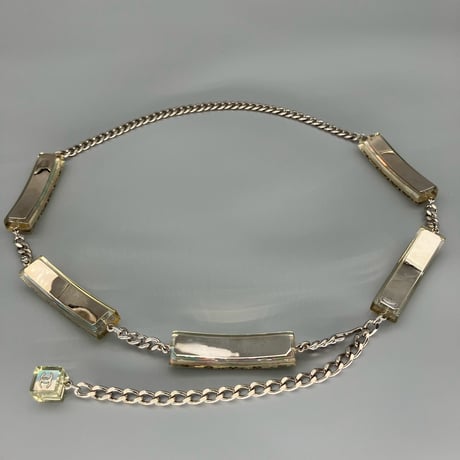 CHANEL (シャネル) ヴィンテージ ココマーク クリア チェーンベルト