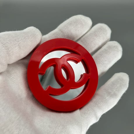 CHANEL (シャネル) ヴィンテージ デカココ ココマーク ラウンド 大振り ブローチ