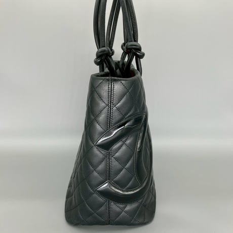 CHANEL (シャネル) ヴィンテージ マトラッセ カンボンライン ココマーク ハンドバッグ トートバッグ