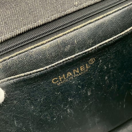 CHANEL (シャネル) ヴィンテージ デニム ターンロック ココマーク ケリー ハンドバッグ