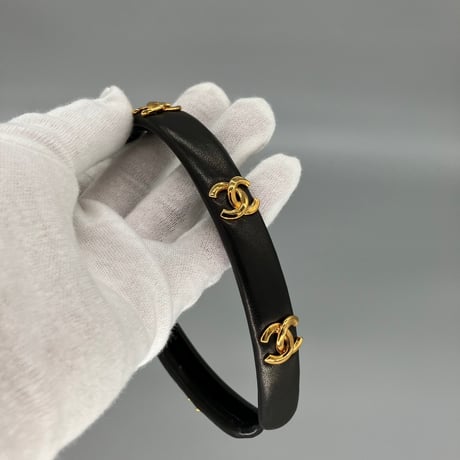 CHANEL (シャネル) ヴィンテージ ココマーク カチューシャ