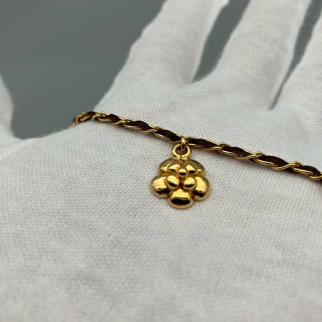 CHANEL (シャネル) ヴィンテージ ココマーク コイン クローバー カメリア ネックレス チョーカー
