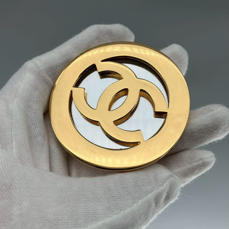 美品　希少　シャネル　ヴィンテージ　デカココマーク　ブローチ 美品 希少 シャネル ヴィンテージ デカココマーク ブローチ 【公式通販】