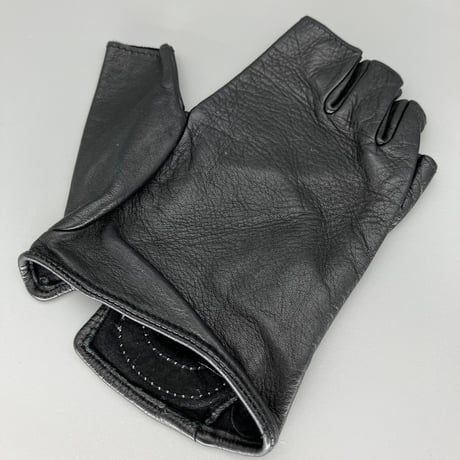 CHANEL (シャネル) ヴィンテージ ロゴ ココマーク レザー 手袋 グローブ