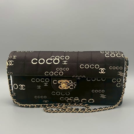 CHANEL (シャネル) ヴィンテージ チョコバー COCO ココマーク ショルダーバッグ