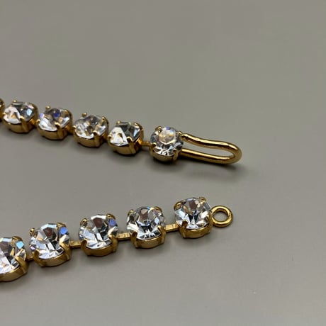 CHANEL (シャネル) ヴィンテージ ラインストーン ココマーク ネックレス