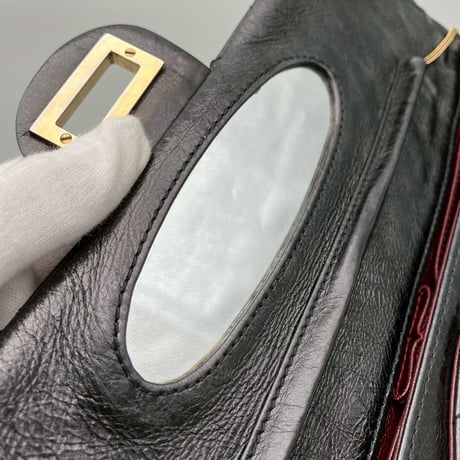 CHANEL (シャネル) ヴィンテージ マトラッセ 2.55 ミラー ロングショルダーバッグ