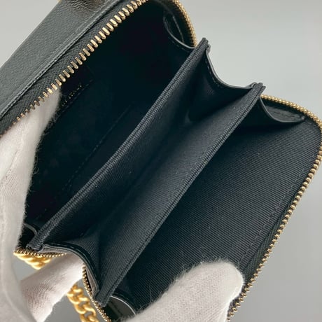 CHANEL (シャネル) ボーイシャネル キャビアスキン ココマーク ミニショルダーバッグ