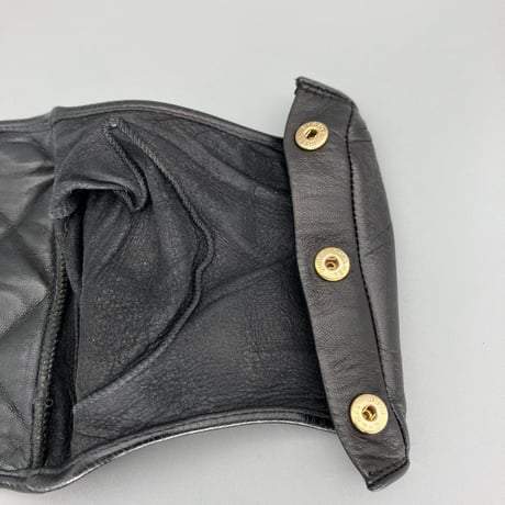 CHANEL (シャネル) ヴィンテージ レザー ボタン 手袋 グローブ