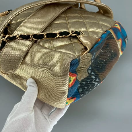 CHANEL (シャネル) ヴィンテージ ココマーク グラフティ リュックサック バックパック