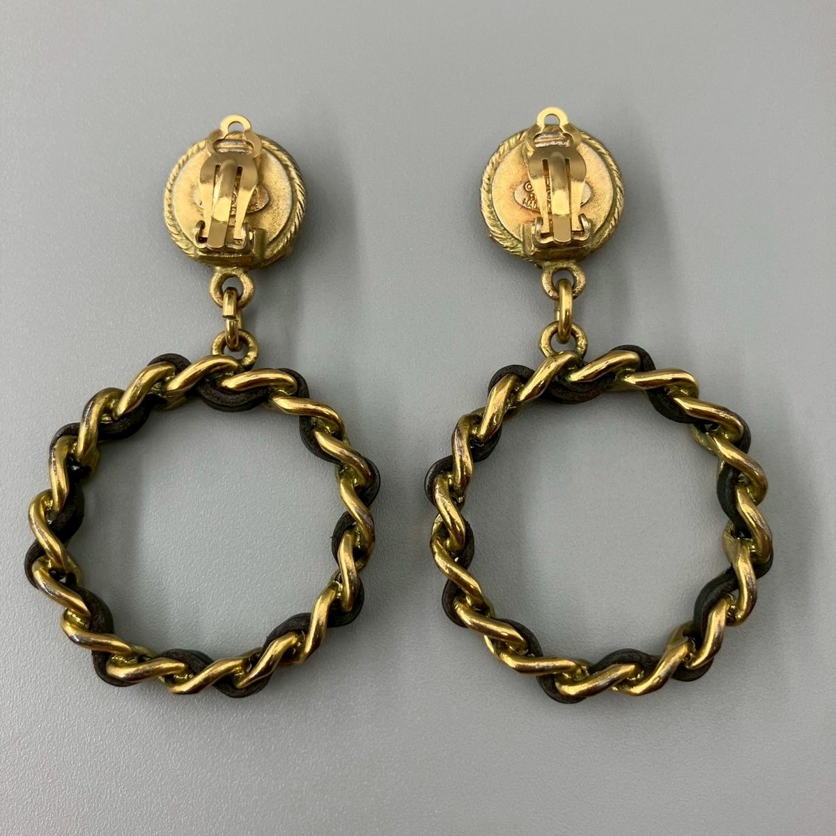 CHANEL ヴィンテージ　イヤリング CHANEL シャネル イヤリング ターンロック ココマーク ゴールド