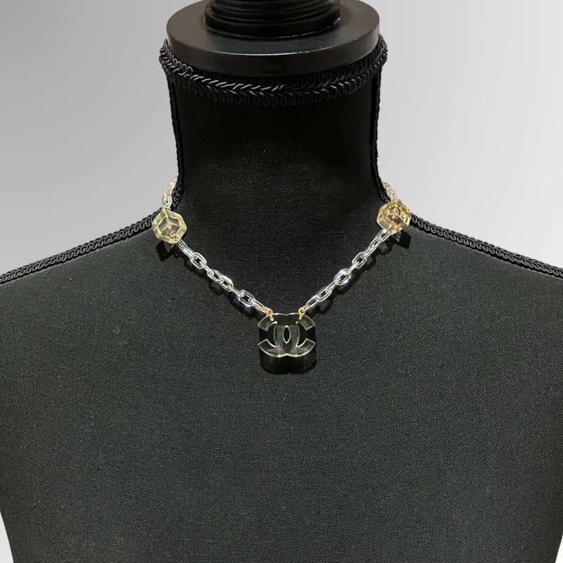 シャネルビンテージクリアーネックレス