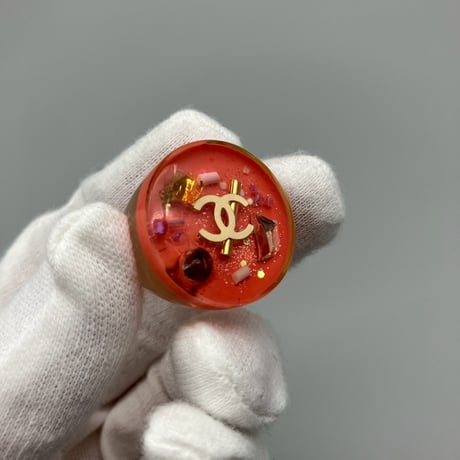 CHANEL (シャネル) ココマーク クリア リング 指輪