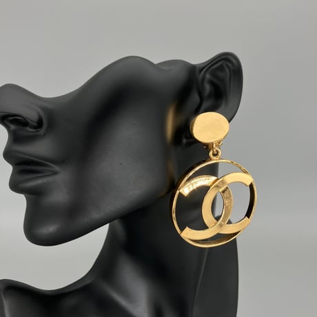 CHANEL (シャネル) ヴィンテージ デカココ ココマーク スイング イヤリング