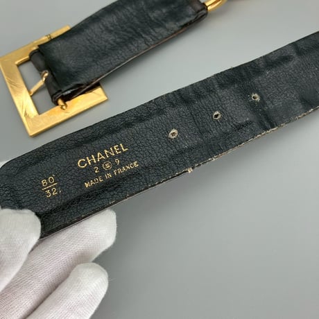 CHANEL (シャネル) ヴィンテージ ロゴ ココマーク メダル チェーン ベルト