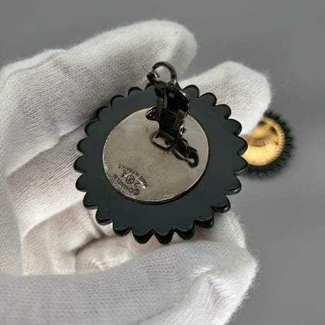 CHANEL (シャネル) ヴィンテージ 貝殻 シェル 大振り イヤリング