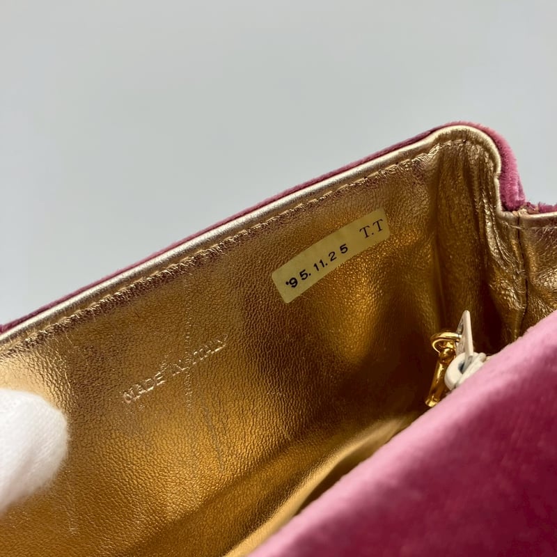 CHANEL (シャネル) ヴィンテージ ベロア ベルベット ターン