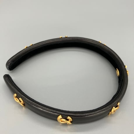 CHANEL (シャネル) ヴィンテージ ココマーク カチューシャ