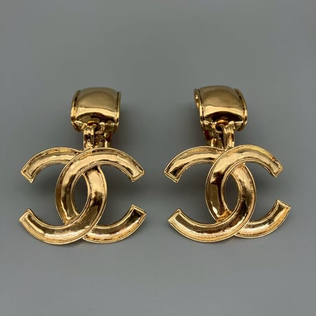 CHANEL (シャネル) ヴィンテージ デカココ ココマーク スイング イヤリング