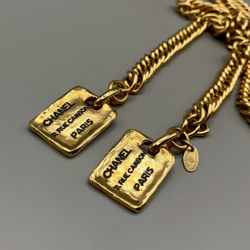 CHANEL (シャネル) ヴィンテージ 31 RUE CAMBON ラリアット ネックレス