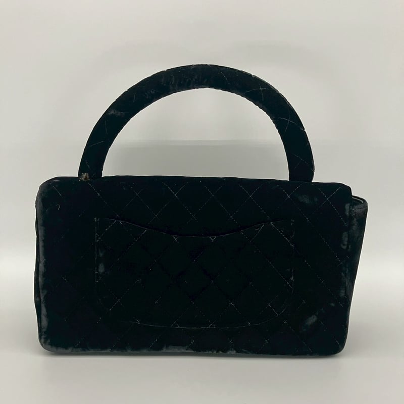 CHANEL (シャネル) ヴィンテージ ベロア ターンロック ココマーク 親子