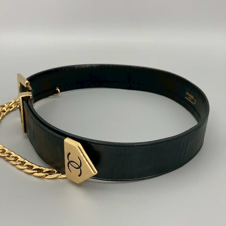 CHANEL (シャネル) ヴィンテージ ココマーク ロゴ チェーン ベルト