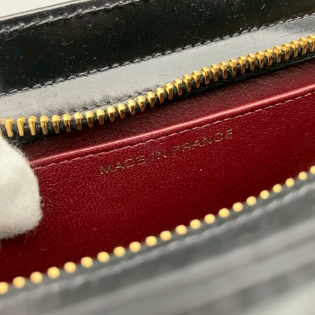 CHANEL (シャネル) ヴィンテージ ターンロック ココマーク レザー クラッチバッグ ハンドバッグ