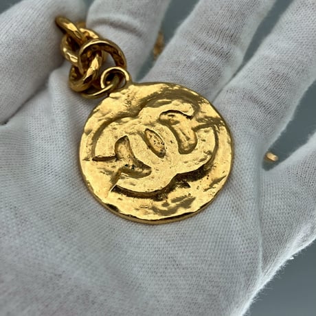 CHANEL (シャネル) ヴィンテージ パール ココマーク チェーンベルト