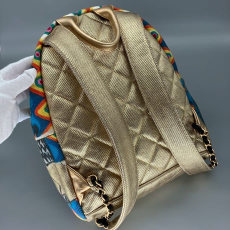 CHANEL (シャネル) ヴィンテージ ココマーク グラフティ リュックサック バックパック