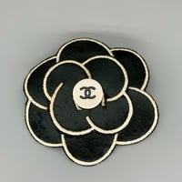 CHANEL (シャネル) ヴィンテージ ココマーク カメリア ブローチ