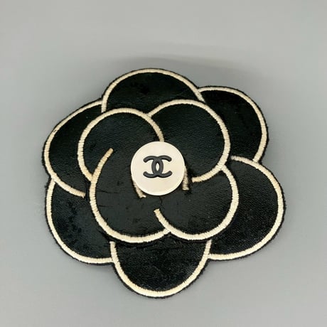 CHANEL (シャネル) ヴィンテージ ココマーク カメリア ブローチ