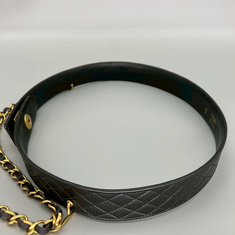 CHANEL (シャネル) ヴィンテージ マトラッセ ココマーク ターン