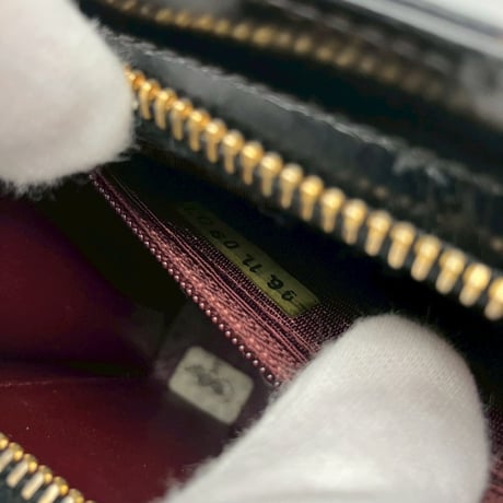 CHANEL (シャネル) ヴィンテージ ターンロック ココマーク レザー クラッチバッグ ハンドバッグ
