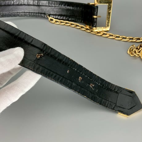 CHANEL (シャネル) ヴィンテージ ココマーク ロゴ チェーン ベルト