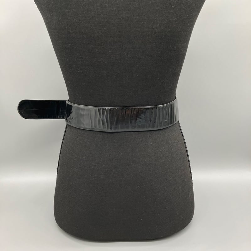 CHANEL (シャネル) ヴィンテージ ココマーク パテントレザー エナメル