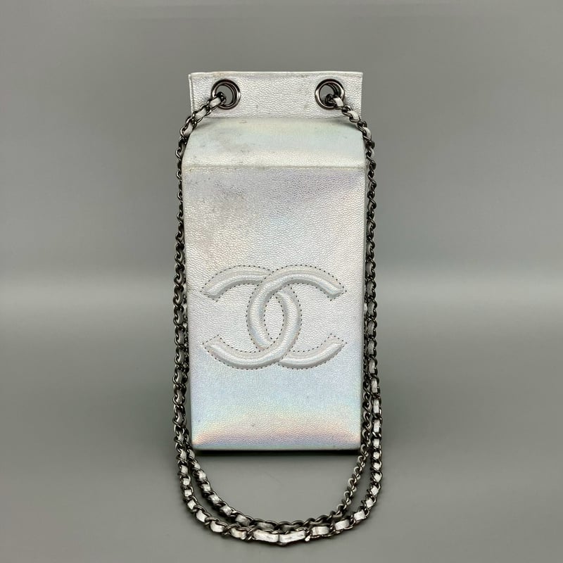 ミルキーです シャネル ショルダーバッグ CHANEL (シャネル) LAIT DE COCO ミルクボックス ショルダーバッグ | C