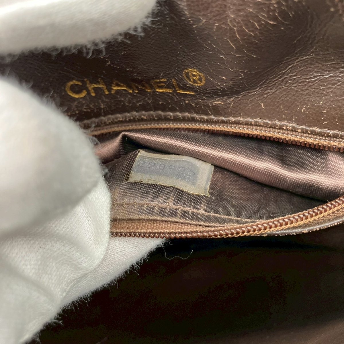 CHANEL (シャネル) ヴィンテージ ラウンド スエード フリンジ