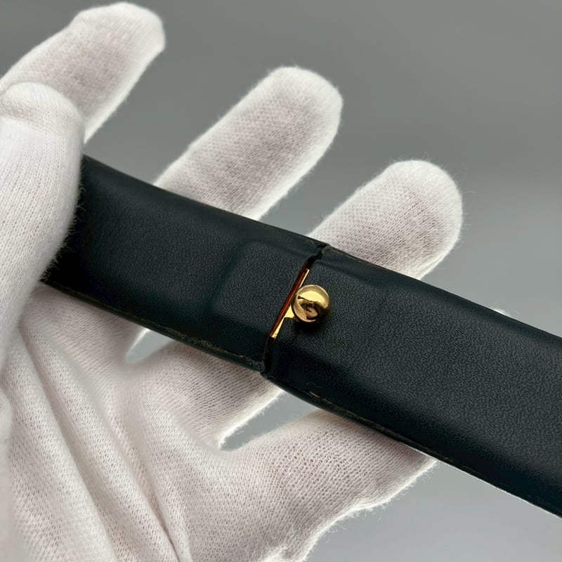 CHANEL (シャネル) ヴィンテージ ロゴ レザー ベルト | Cattleya Vintage