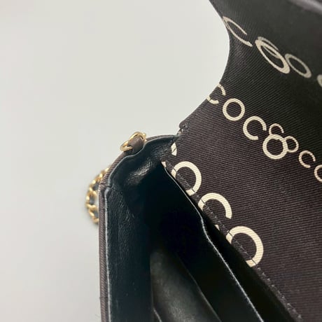 CHANEL (シャネル) ヴィンテージ チョコバー COCO ココマーク ショルダーバッグ