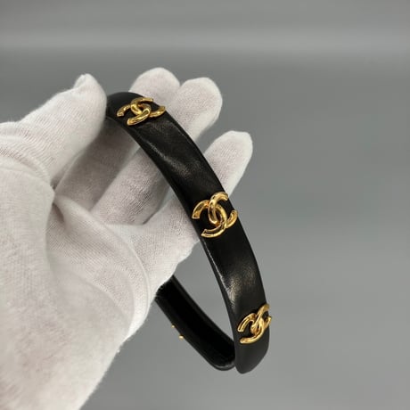 CHANEL (シャネル) ヴィンテージ ココマーク カチューシャ
