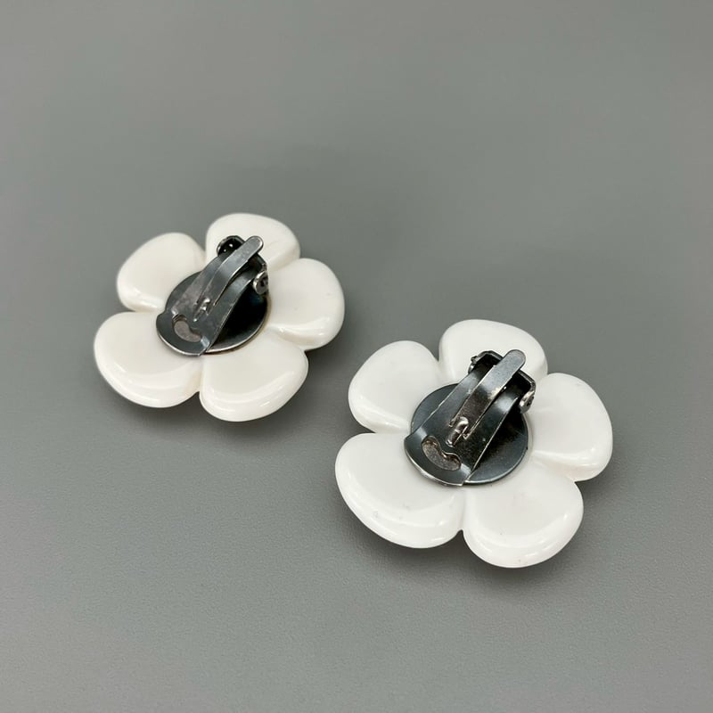 CHANEL (シャネル) ヴィンテージ ココマーク カメリア イヤリング
