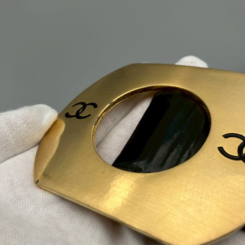 CHANEL (シャネル) ヴィンテージ ココマーク パテントレザー エナメル