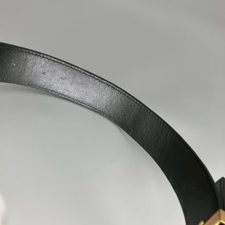 CHANEL (シャネル) ヴィンテージ デカココ ココマーク レザー ベルト