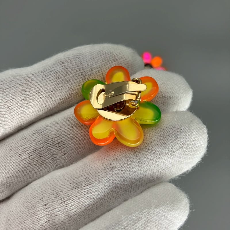 CHANEL (シャネル) ヴィンテージ フラワー ココマーク マルチカラー