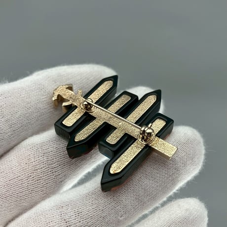 CHANEL (シャネル) サインボード ロゴ ココマーク ブローチ