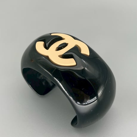 CHANEL (シャネル) ヴィンテージ デカココ ココマーク ブレスレット バングル