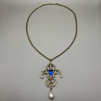 CHANEL (シャネル) ヴィンテージ ココマーク ラインストーン ネックレス